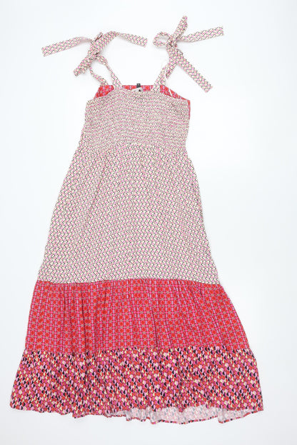 Rowen Avenue Womens Multicoloured Midi Fit & Flare Dress Size 10