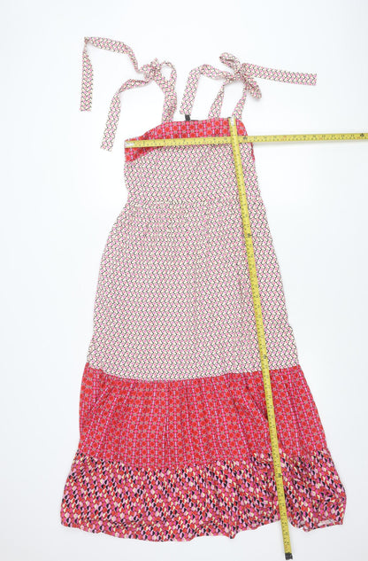 Rowen Avenue Womens Multicoloured Midi Fit & Flare Dress Size 10