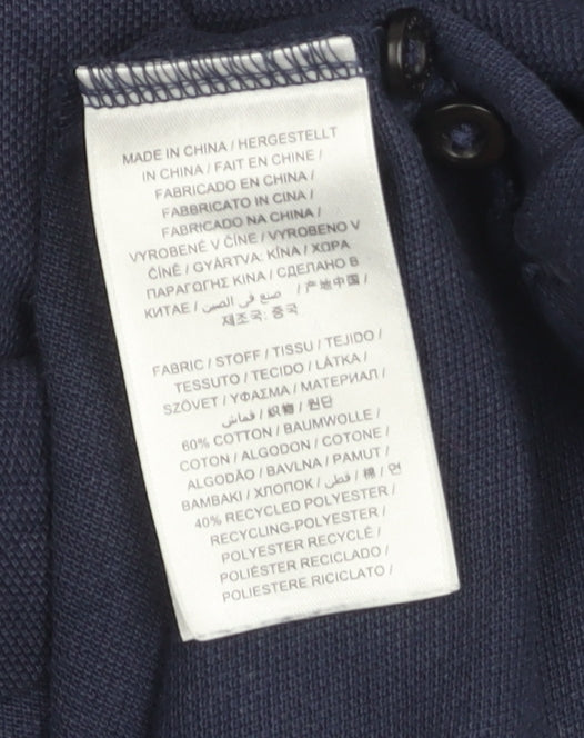 GANT Men’s Navy Blue 2XL Polo Shirt Short Sleeve Tech Prep