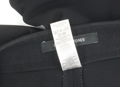 Dunnes Stores Women Black Size 14 Straight Leg Polyester Trousers