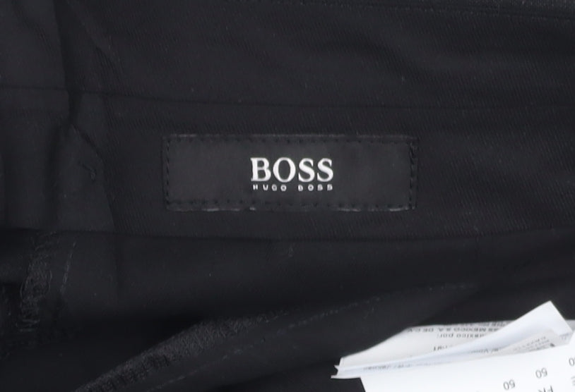 Hugo Boss Men’s Black Wool Dress Pants Size M Regular Fit