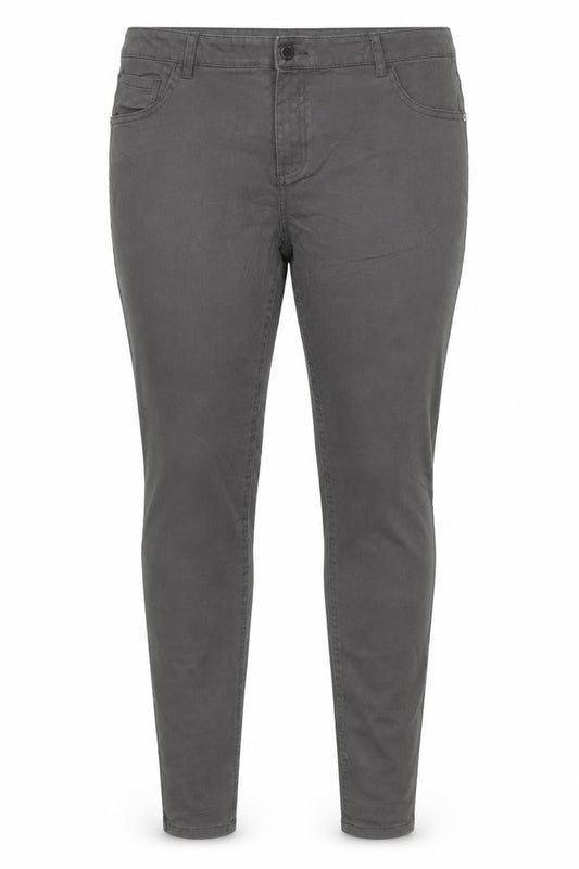 Front view of Denim Co. women’s grey skinny jeans, size UK 14 slim, fit stretch