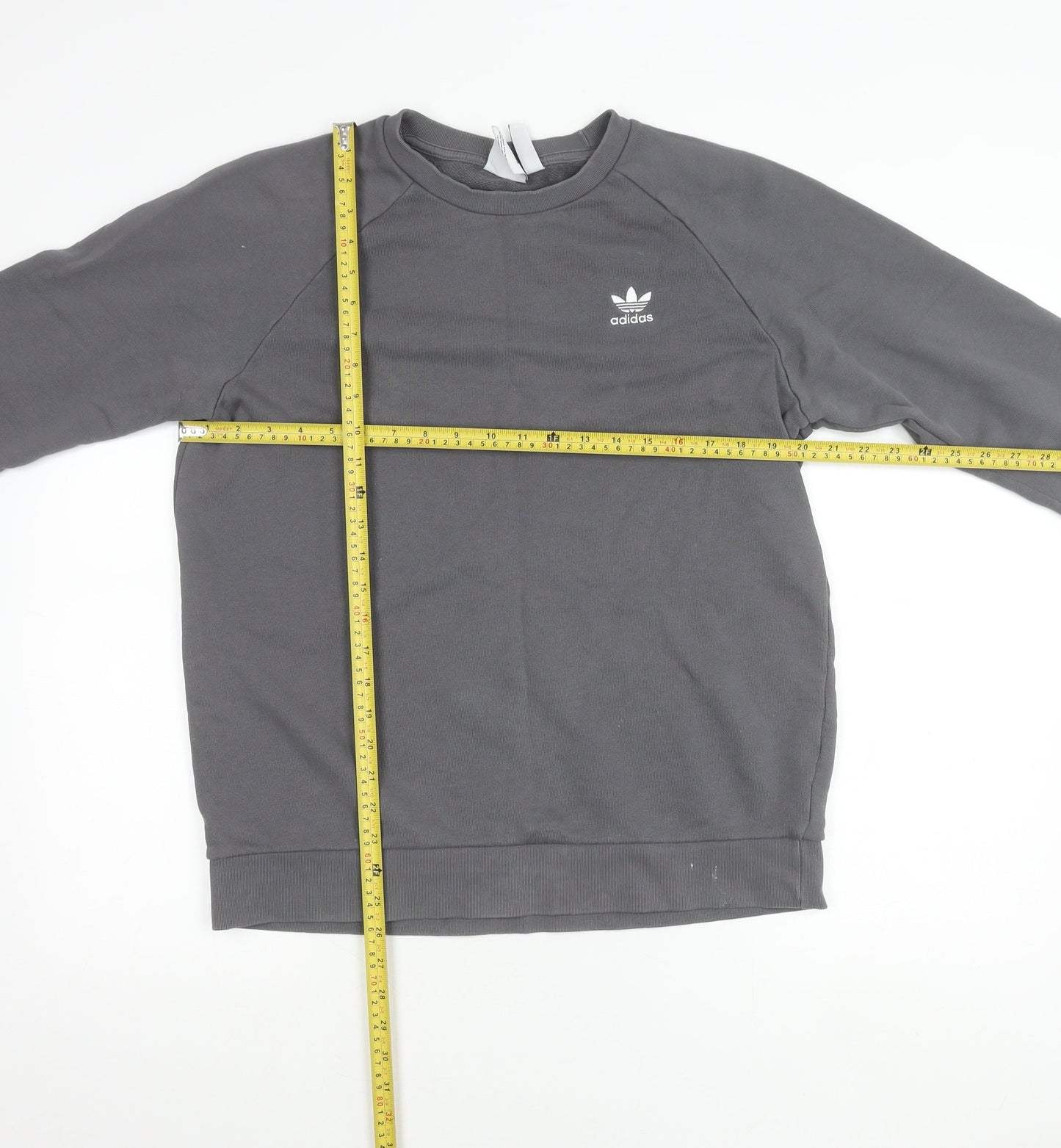 Mens UK Size M adidas Grey Pullover Sweatshirt