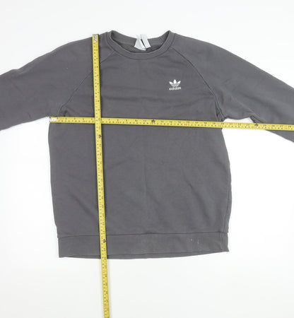 Mens UK Size M adidas Grey Pullover Sweatshirt