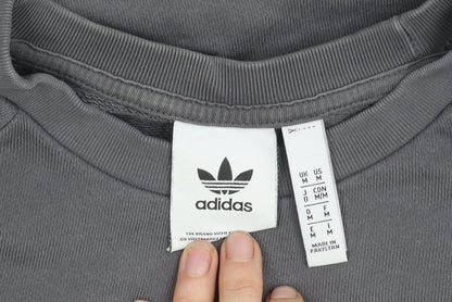 Mens UK Size M adidas Grey Pullover Sweatshirt