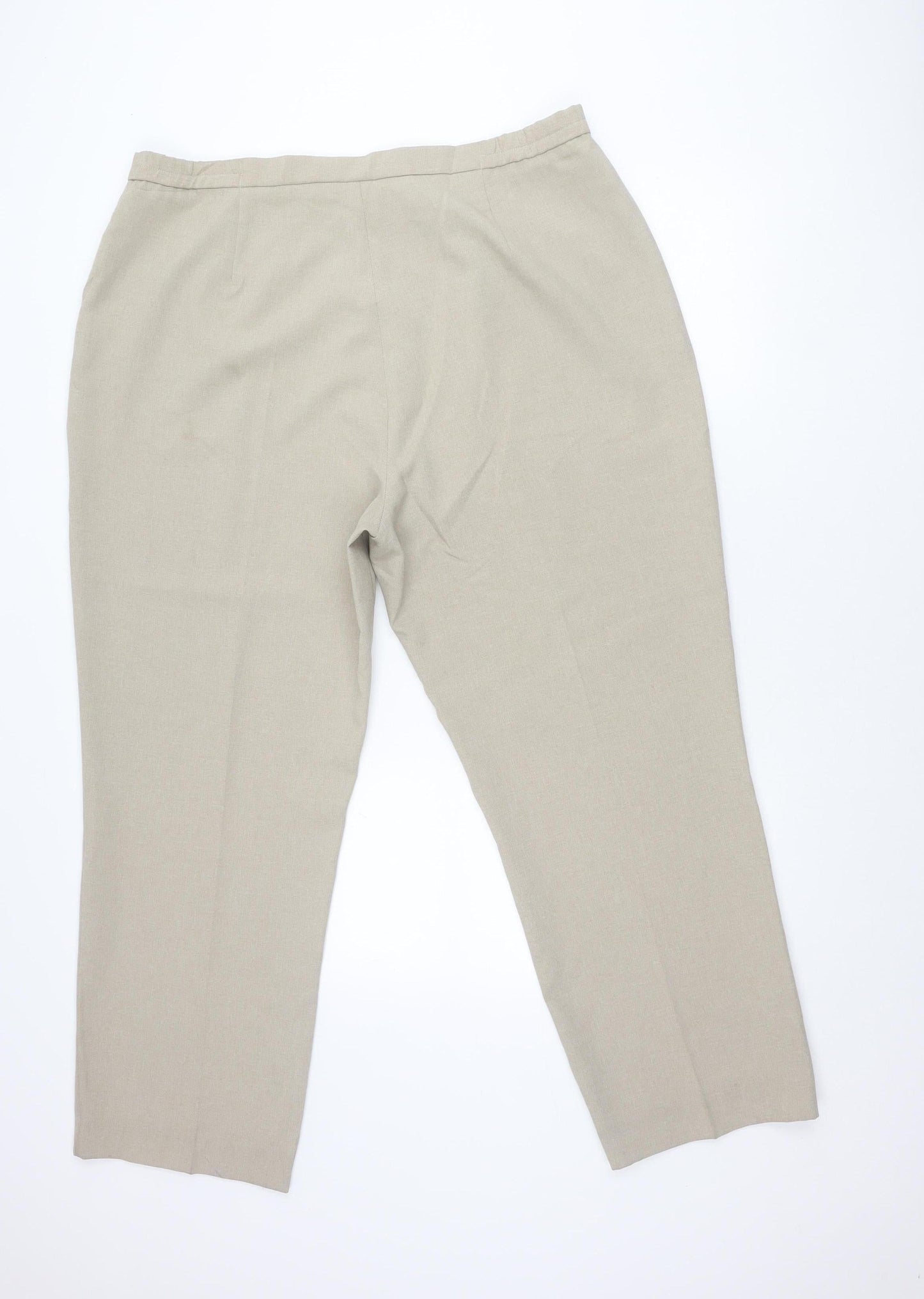 Berkertex Women’s Beige Size 22 Straight Leg Dress Pants