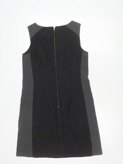 Next Women’s Black Shift Work Dress Size 10 Sleeveless Tailored