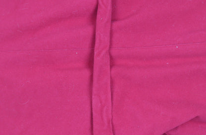 MNG Women’s Red Coatigan Size 8 Belted Long Sleeve Casual