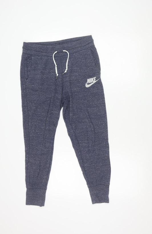 Nike Men’s Blue Jogger Trousers Size S Regular Fit Activewear