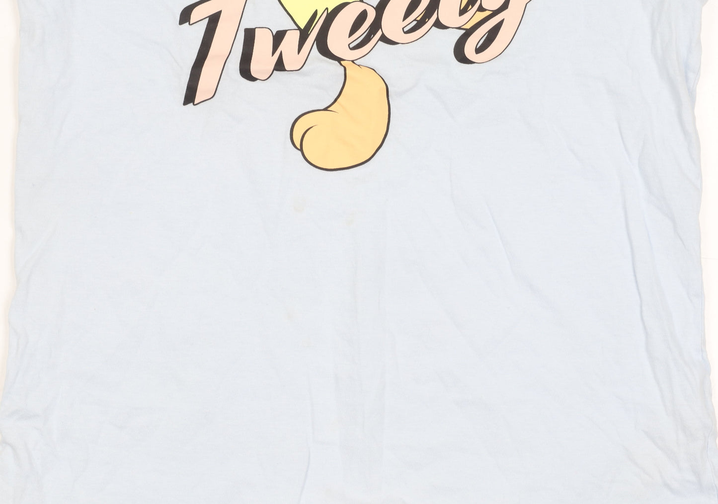 Looney Tunes Women’s Blue XS Tweety T-Shirt Short Sleeve Casual