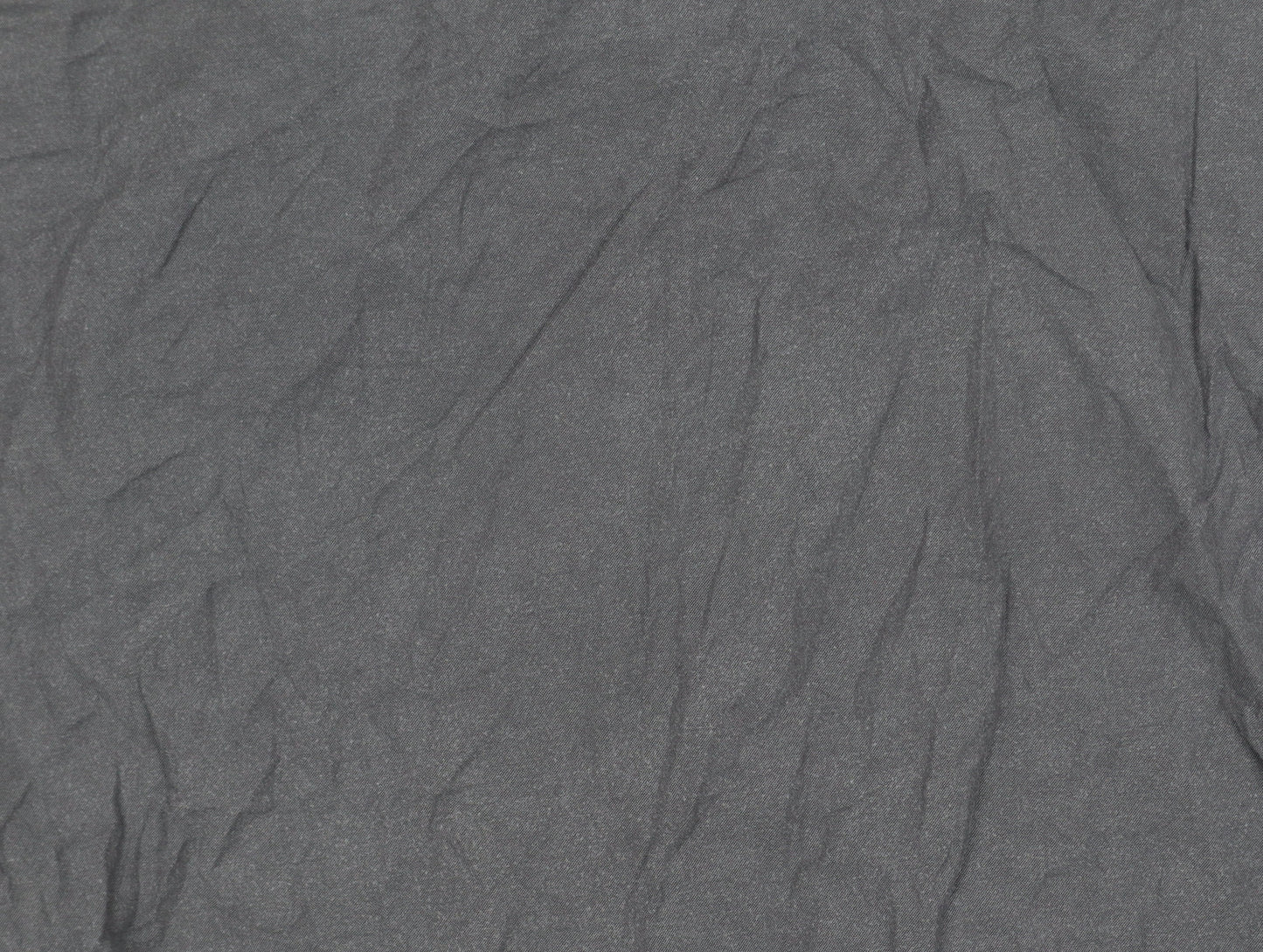Next Men’s Black XL 45-47" Regular Fit Cotton Long Sleeve Button-Up Shirt