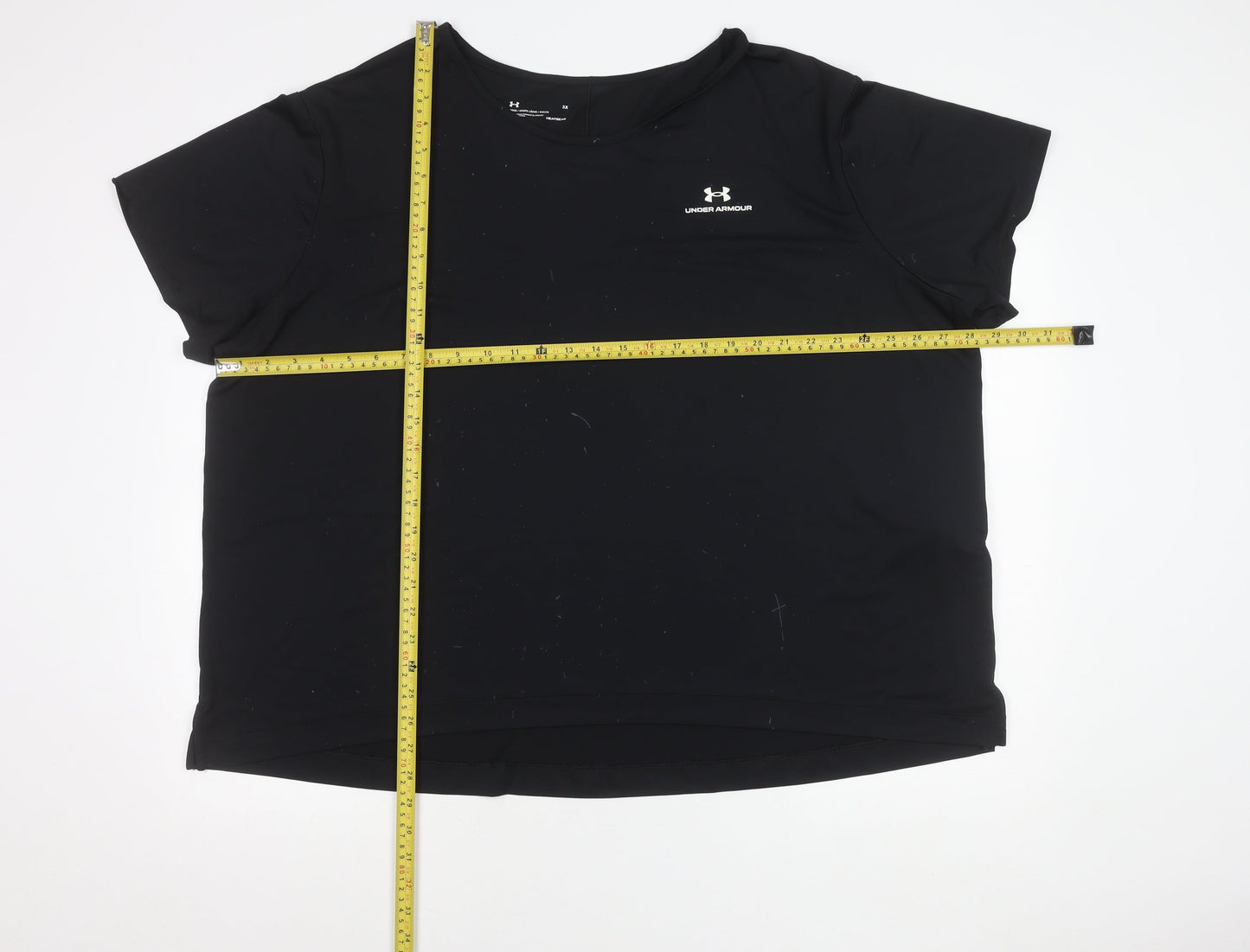 Under Armour Men’s Black 3XL HeatGear T-Shirt Loose Fit