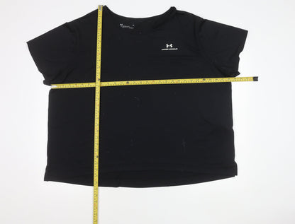 Under Armour Men’s Black 3XL HeatGear T-Shirt Loose Fit
