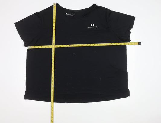Under Armour Men’s Black 3XL HeatGear T-Shirt Loose Fit
