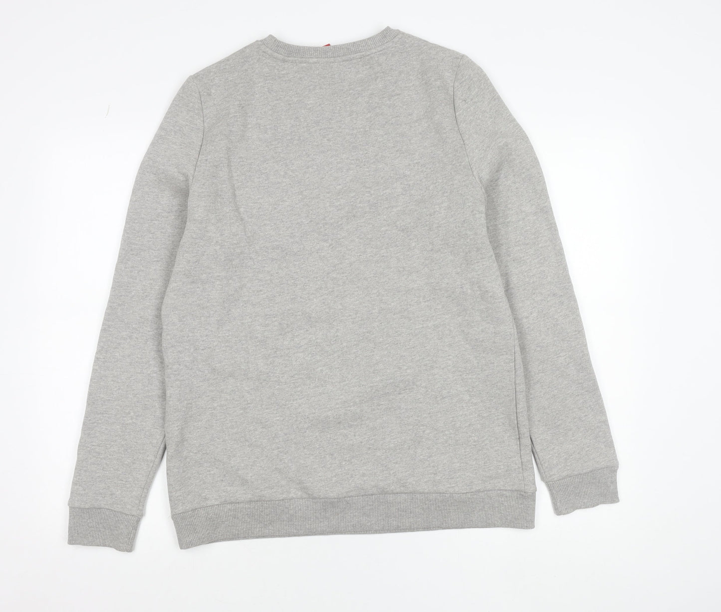 LFC Boys Grey Sweatshirt 16 Years Crew Neck Long Sleeve Logo Pullover