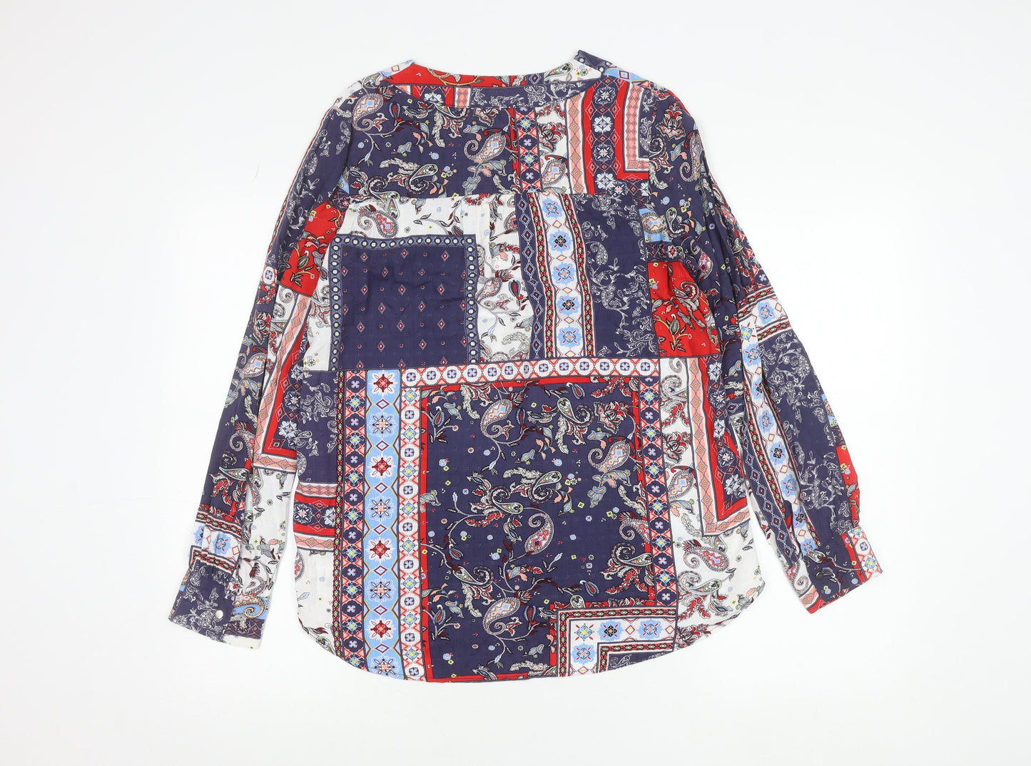s.Oliver Womens Multicoloured Paisley Tunic Blouse Size 10