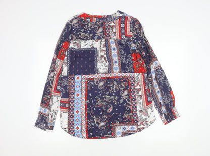 s.Oliver Womens Multicoloured Paisley Tunic Blouse Size 10