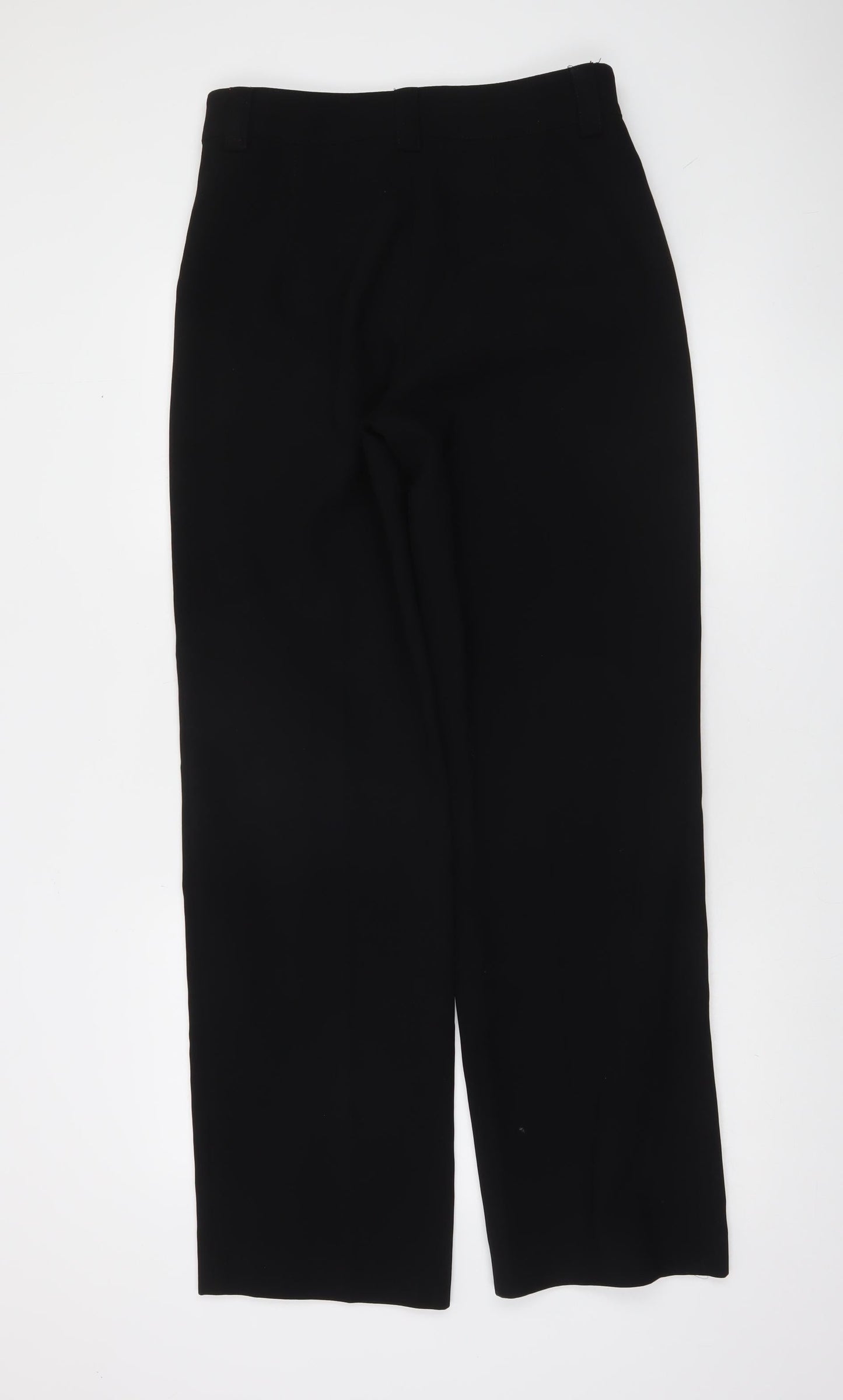 Zara Womens Black Medium Straight Leg Trousers Smart Workwear