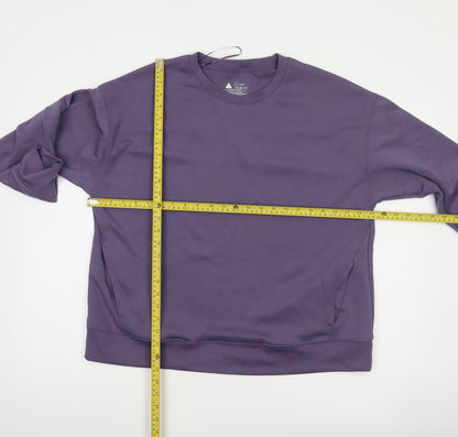 Dunnes Stores Women’s Purple L Pullover Sweatshirt Crew Neck Lightweight