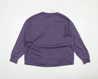 Dunnes Stores Women’s Purple L Pullover Sweatshirt Crew Neck Lightweight