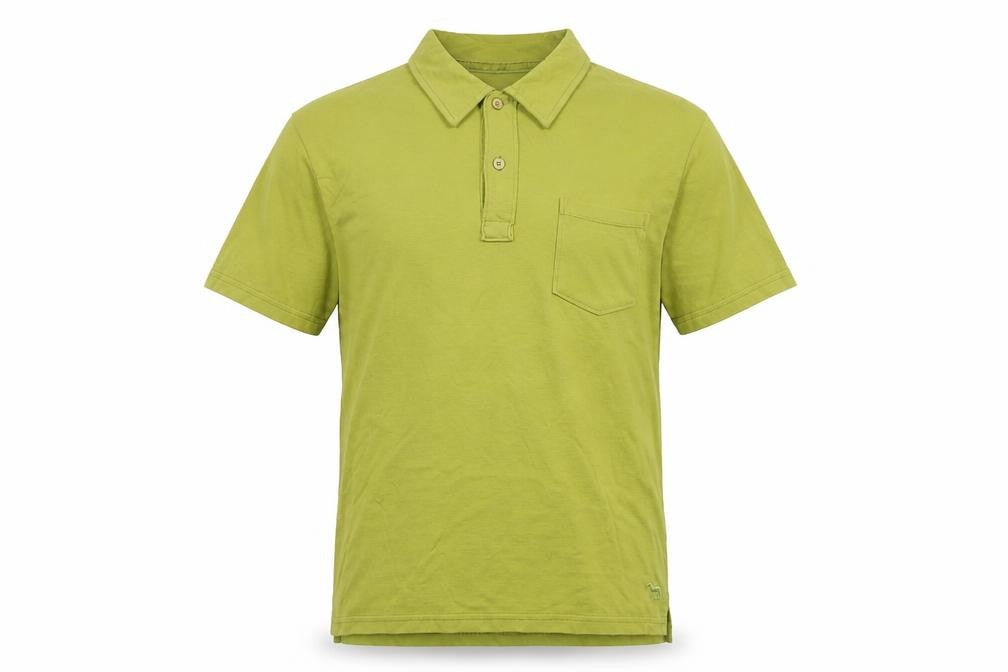 Farrell & Brown Mens Green Cotton Polo Shirt Small Regular Fit