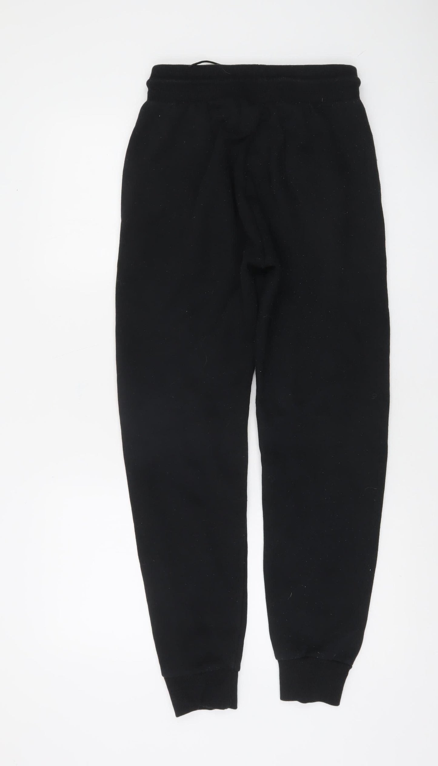 McKenzie Men's Black Joggers Medium Fleece Tapered Sweatpants