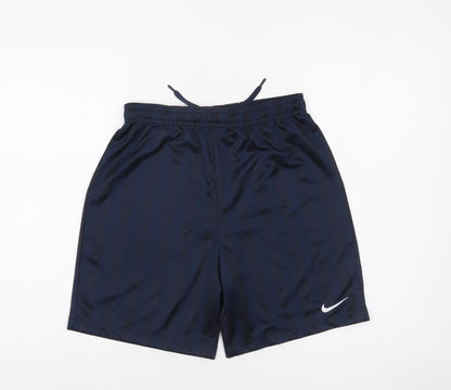 Nike Boys Blue XL Athletic Football Shorts Quick Dry 13-15 Years