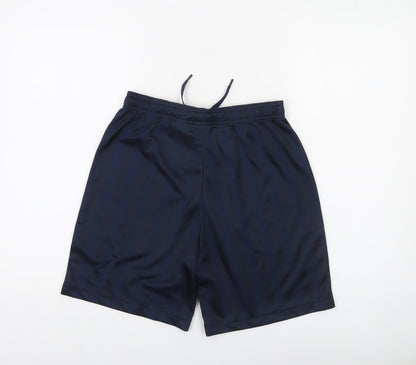 Nike Boys Blue XL Athletic Football Shorts Quick Dry 13-15 Years