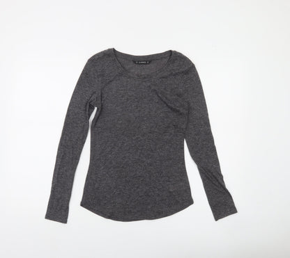 Dunnes Women's Grey Long Sleeve Pullover Jumper Size 8