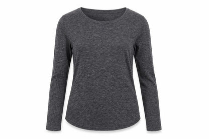 Front view of Dunnes Women's Grey Long Sleeve jumper, size 8