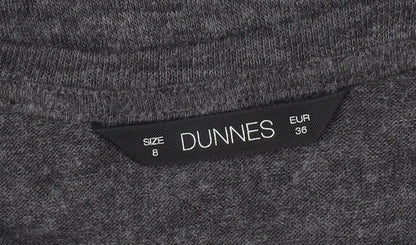Dunnes Women's Grey Long Sleeve Pullover Jumper Size 8