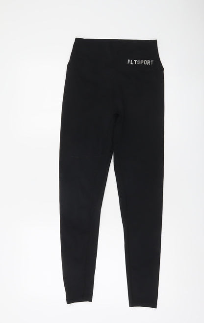 PrettyLittleThing Women’s Black High Waisted Leggings Size 8