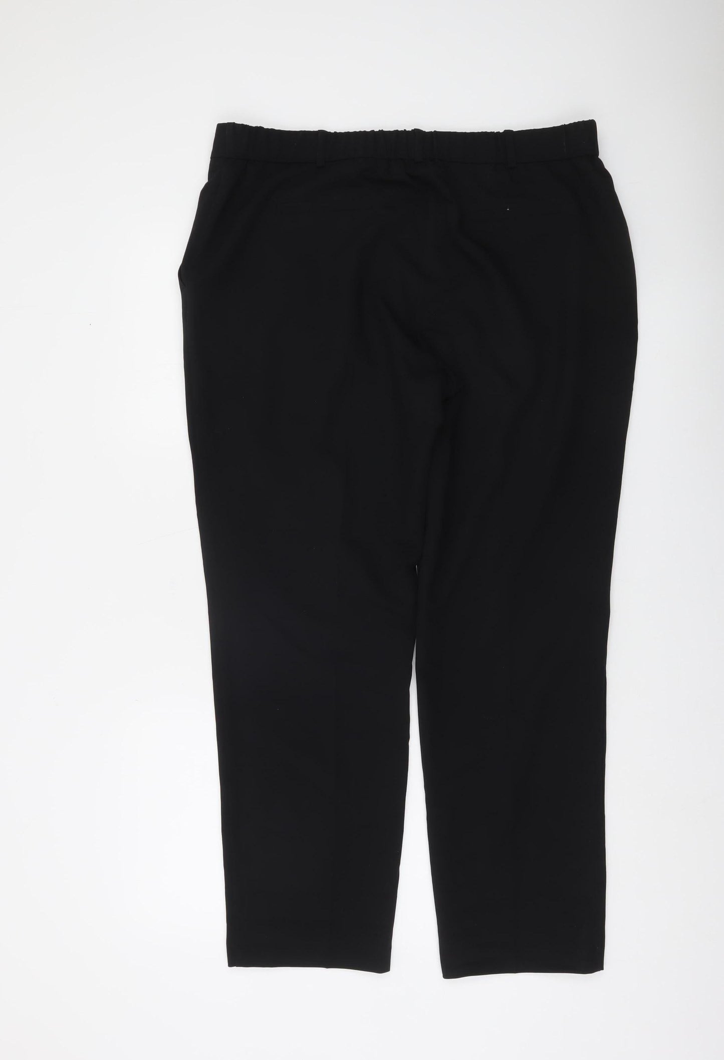 Dunnes Women Black Size 16 Straight Leg Trousers