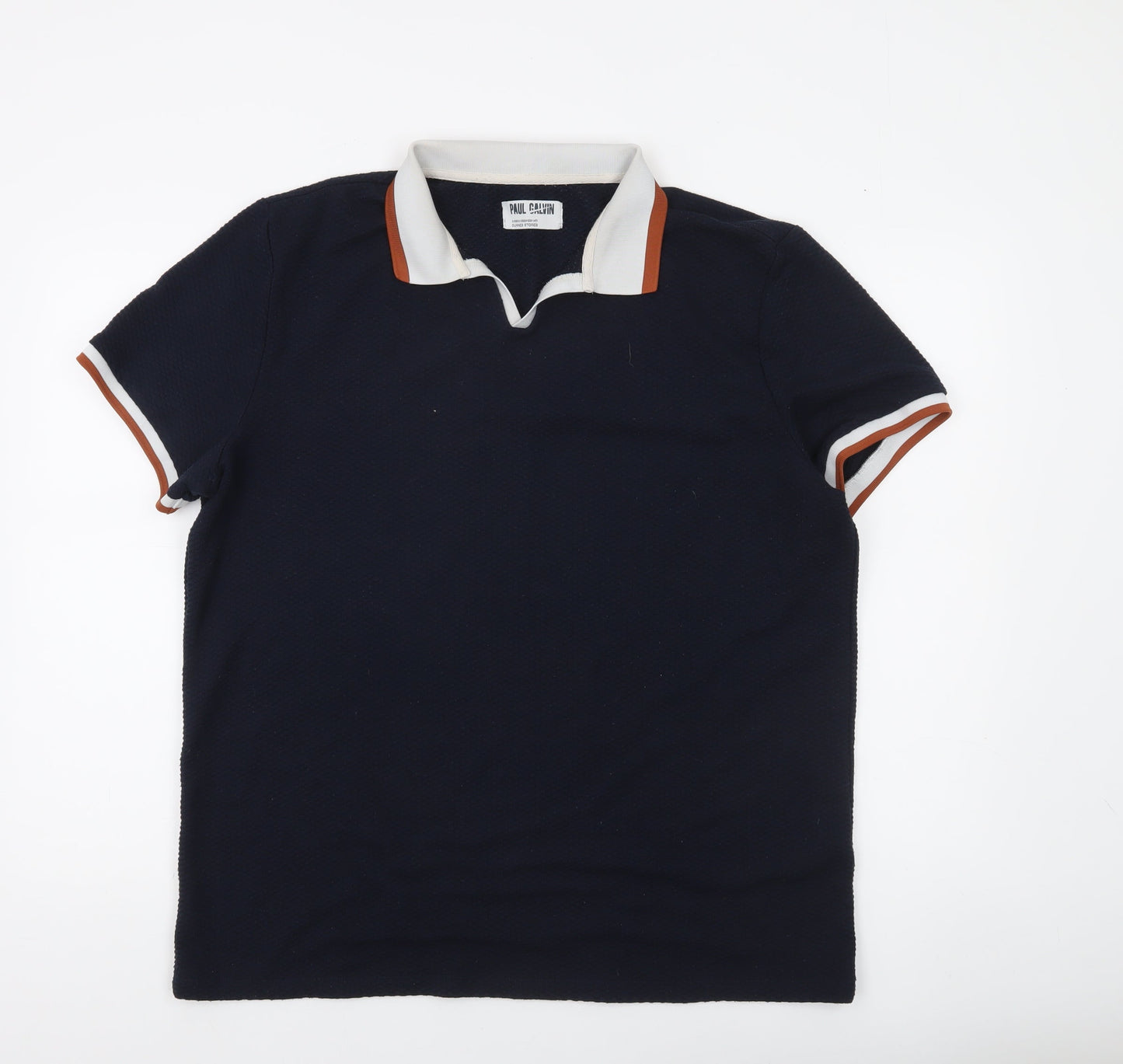 Paul Smith Men’s Blue XL Polo Shirt Short Sleeve Collared Classic Fit