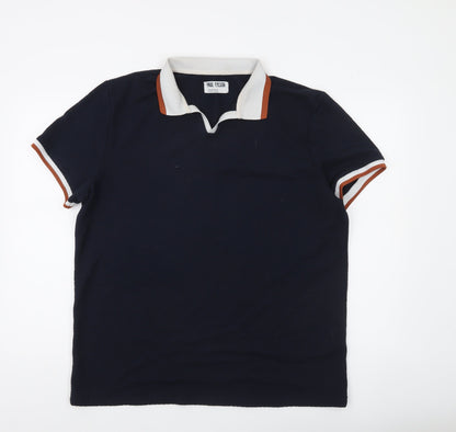 Paul Smith Men’s Blue XL Polo Shirt Short Sleeve Collared Classic Fit