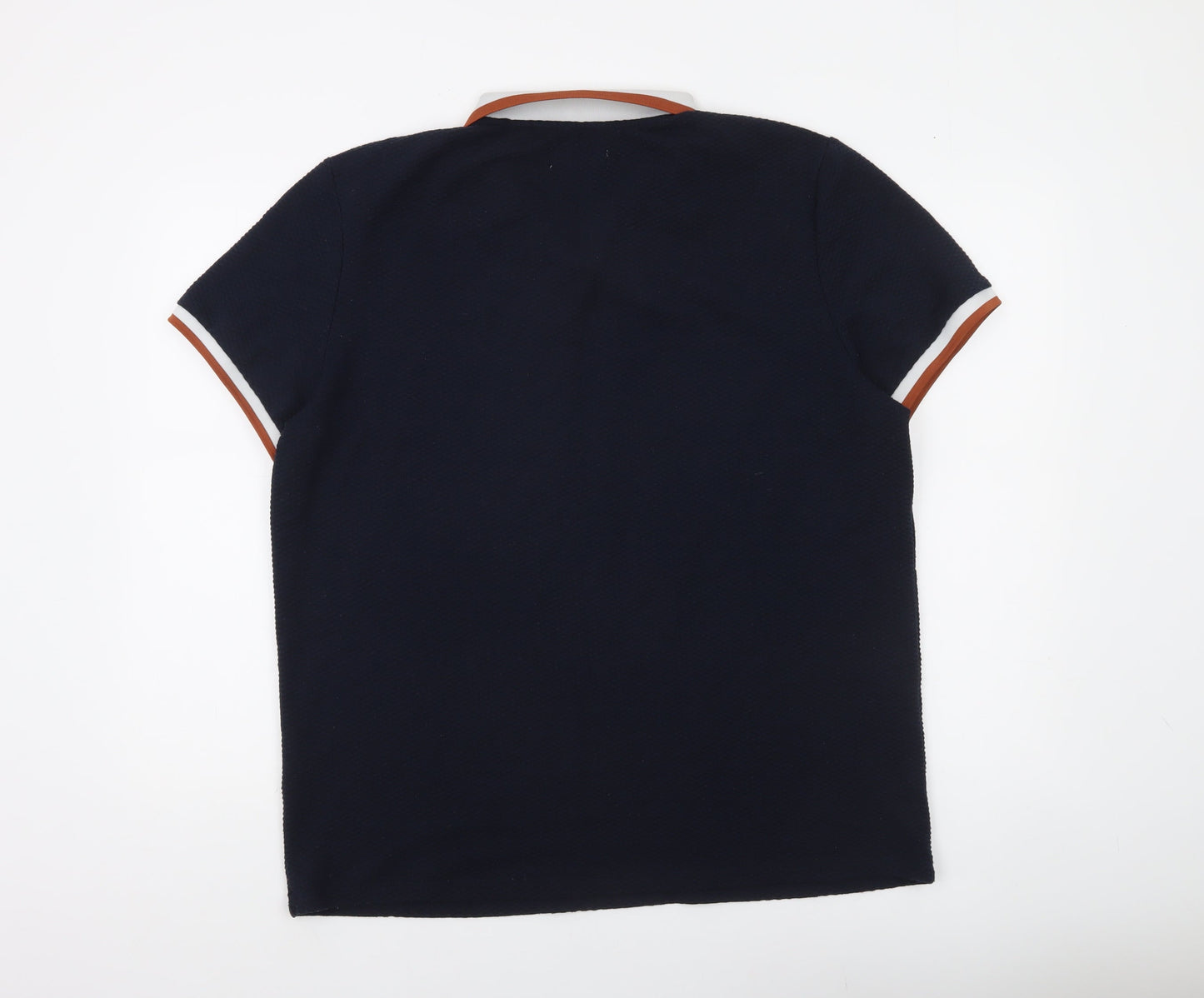 Paul Smith Men’s Blue XL Polo Shirt Short Sleeve Collared Classic Fit