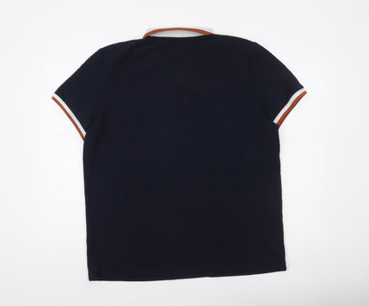 Paul Smith Men’s Blue XL Polo Shirt Short Sleeve Collared Classic Fit