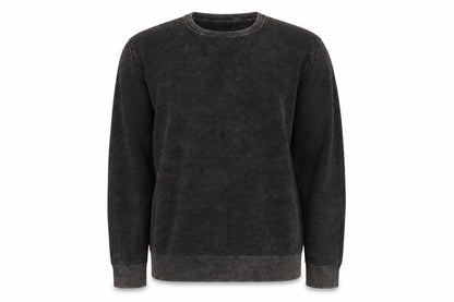 Goodthreads Men's Black Cotton Knit Crew Neck Pullover Sweatshirt M