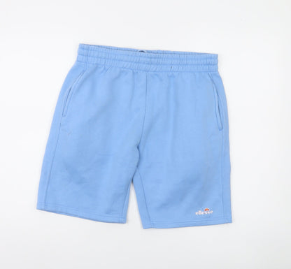 Ellesse Men's Blue Sweat Shorts M Casual Fleece Regular Fit