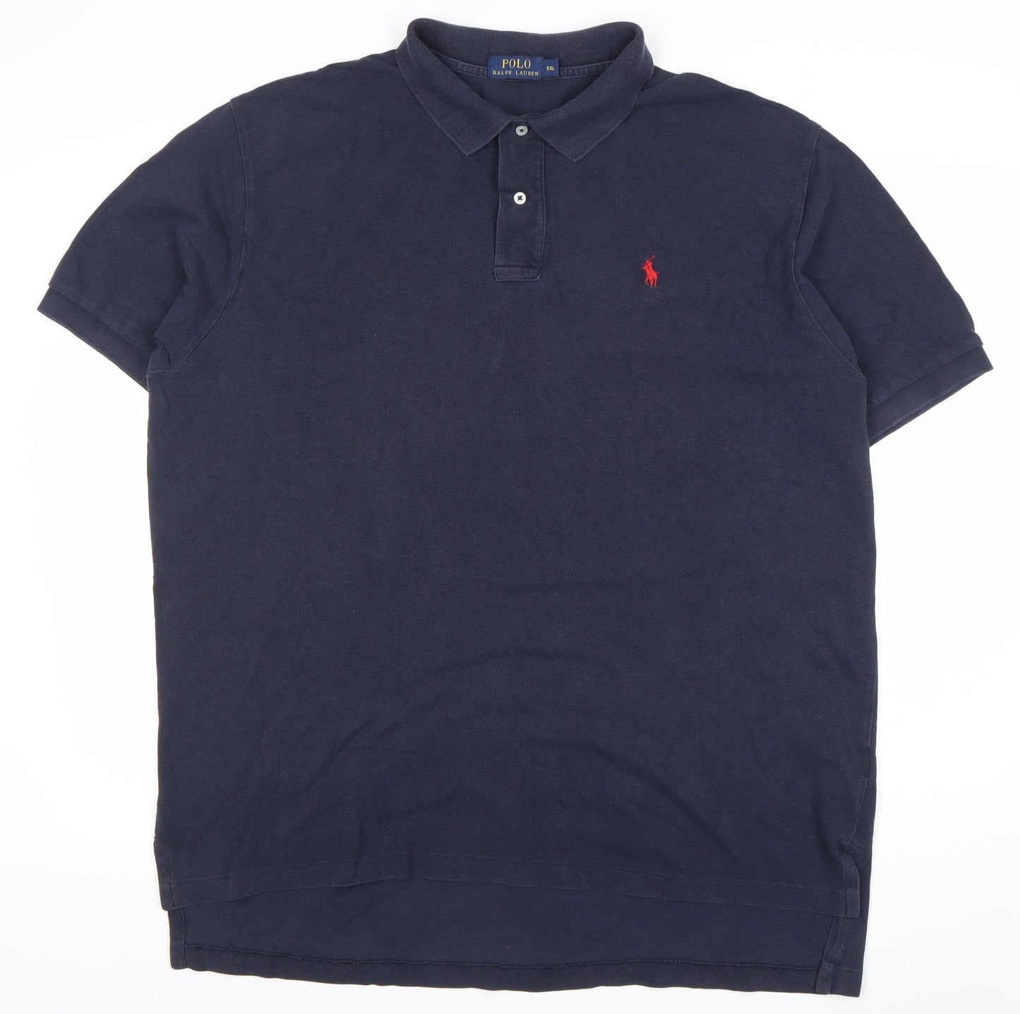 Ralph Lauren Men’s Blue 2XL Polo Shirt Classic Fit Cotton Short Sleeve