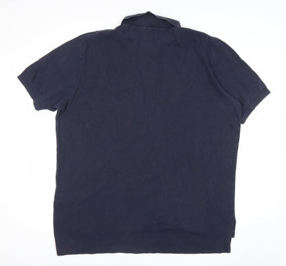 Ralph Lauren Men’s Blue 2XL Polo Shirt Classic Fit Cotton Short Sleeve