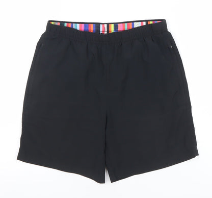 Nike Boys Black Dri-FIT Athletic Sports Shorts 10-12 Years Regular Fit