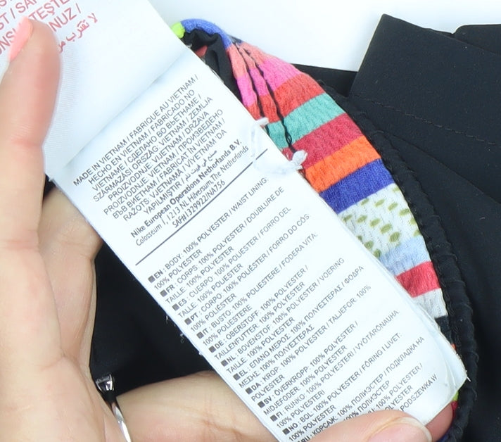 Nike Boys Black Dri-FIT Athletic Sports Shorts 10-12 Years Regular Fit