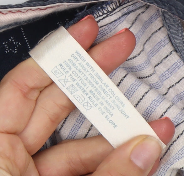 Fat Face Mens Blue Chino Trousers Size L 36in Regular Fit