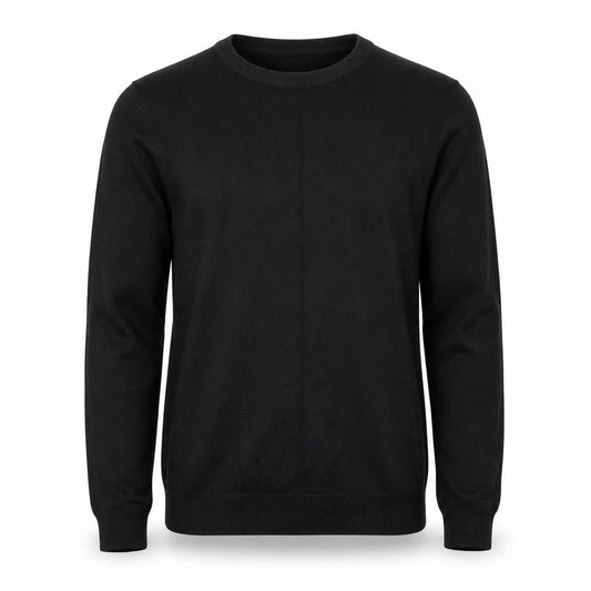 Next Men's Black Crew Neck Acrylic Jumper Size S