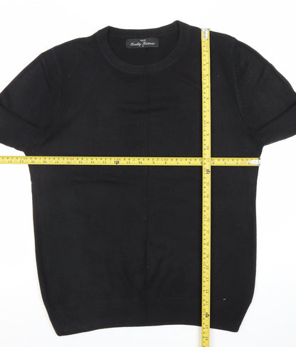 Next Men's Black Crew Neck Acrylic Jumper Size S