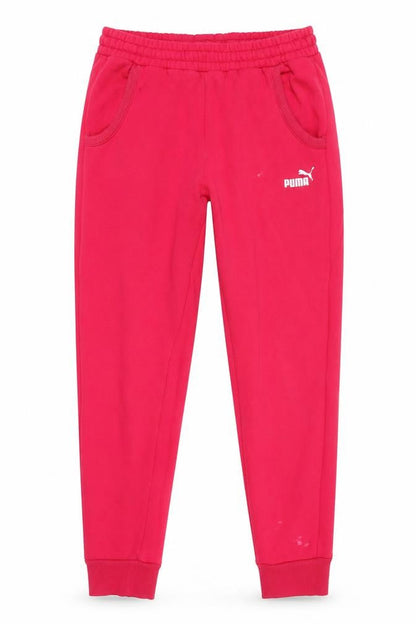 Womens UK Size 8 PUMA Regular Fit Jogger Pink Trousers