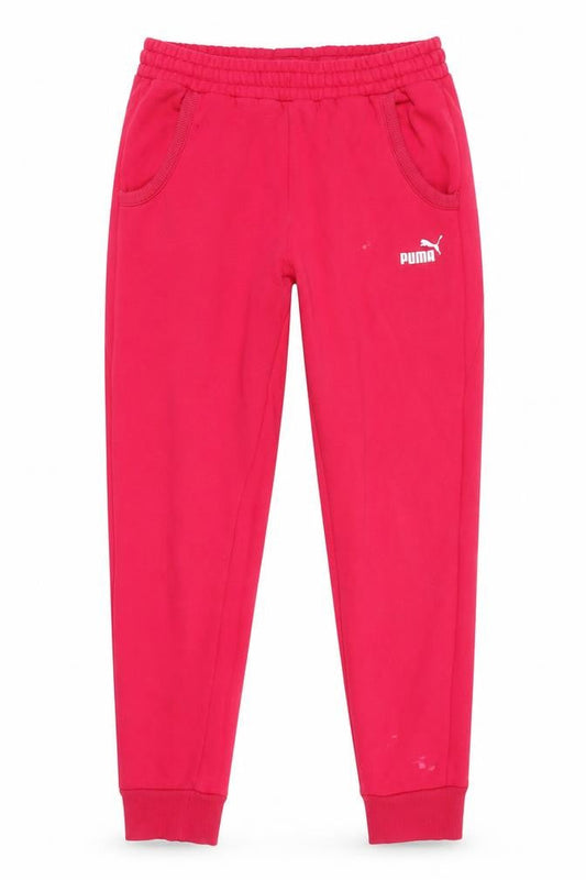 Womens UK Size 8 PUMA Regular Fit Jogger Pink Trousers