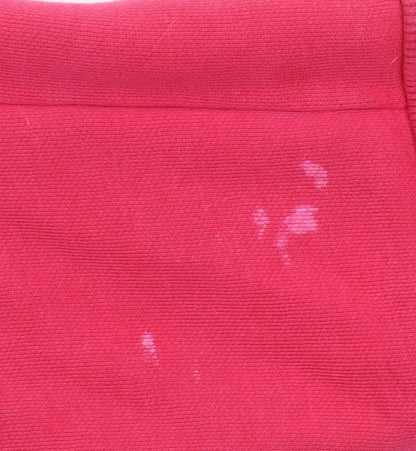 Puma Womens Pink Jogger Sweatpants Size 8 Cotton Blend Fleece