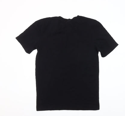 Nike Men's Black S Crew Neck Short Sleeve Logo T-Shirt